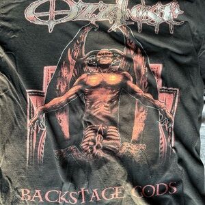 Ozzfest Concert, Black Graphic T-Shirt